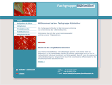 Tablet Screenshot of fachgruppe-kuehlmoebel.de